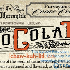 Vintage Canister Label Set Hardcopy- Pantry Labels, Antique Decor ...