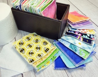 Toilet Paper Washable and ReUsable, Bidet, Make Up Remover Pads, Face Cleansing, ReUsable Dryer Sheets or Cleansing Towelettes