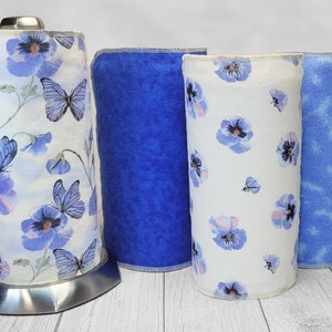 Coleção All the Blues UnPaper Toalhas de Papel Reutilizáveis Laváveis Sustentáveis