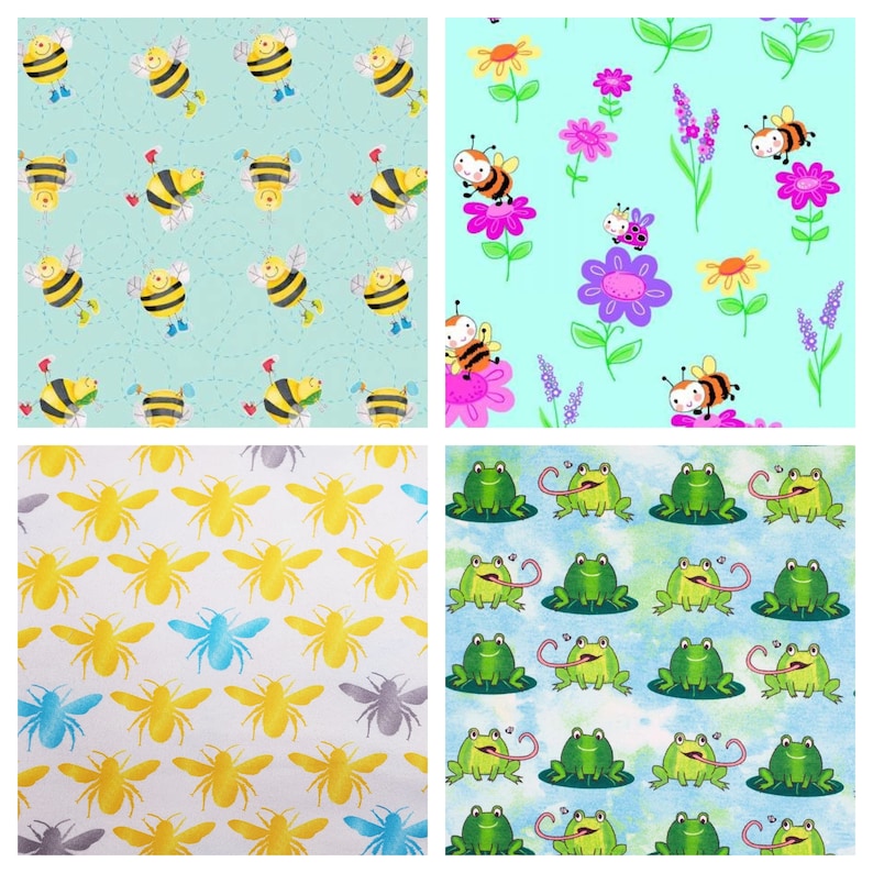 Toilet Paper Washable and ReUsable, Bidet, Make Up Remover Pads, Face Cleansing, ReUsable Dryer Sheets or Cleansing Towelettes Cute Critters