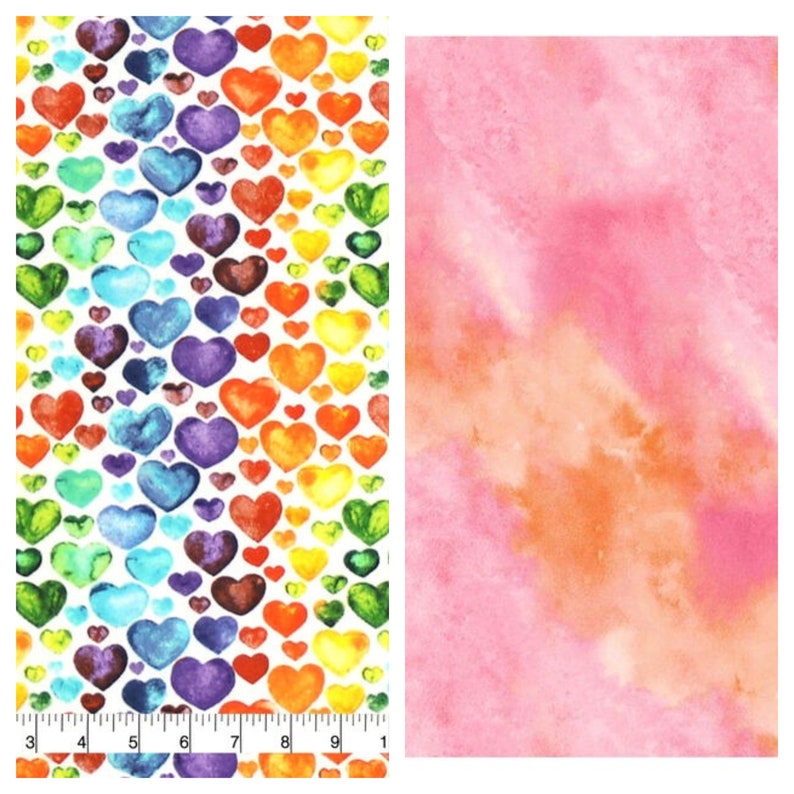 Toilet Paper Washable and ReUsable, Bidet, Make Up Remover Pads, Face Cleansing, ReUsable Dryer Sheets or Cleansing Towelettes Hearts & Tie Dye