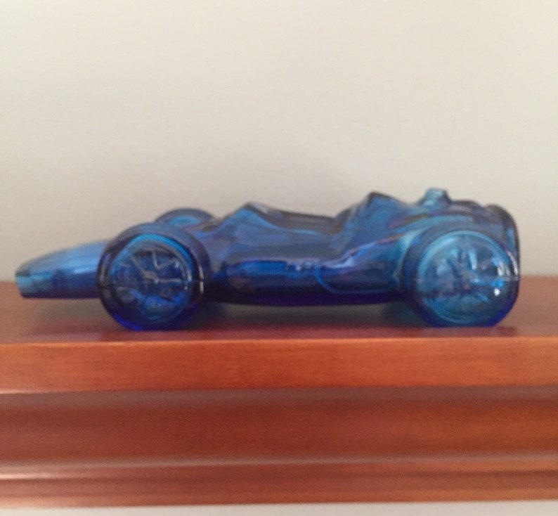 Vintage Avon 1970�s cobalt blue race car cologne Etsy