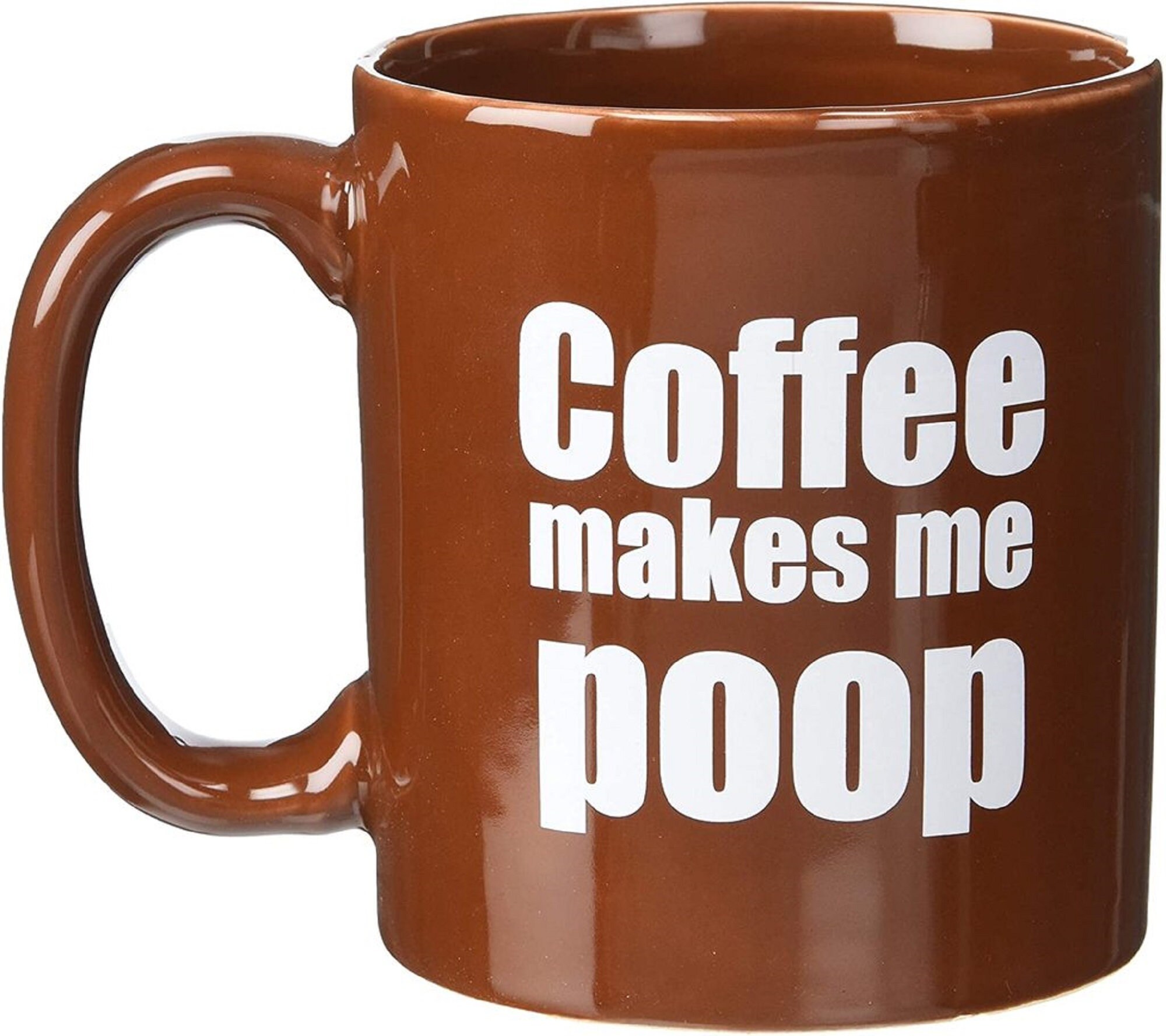 Coffee Makes me Poop Wipes Funny Gag Gifts by GearsOut - Stocking Stuffers  for Men - When the Funny Coffee Mugs Empty Time to Poo