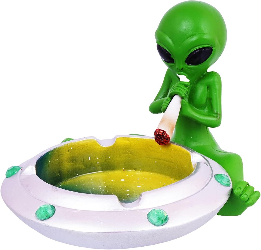 Astral Alien Smoke Session Ashtray - 4" - Etsy