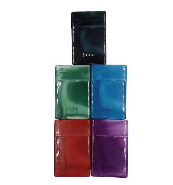 FESS 5Pk Cigarette Compartment Case – Hard Plastic Holders for 85mm King  Size