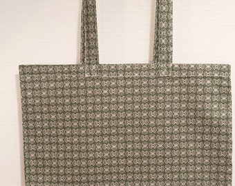 Shopping bag, cotton lined tote bag