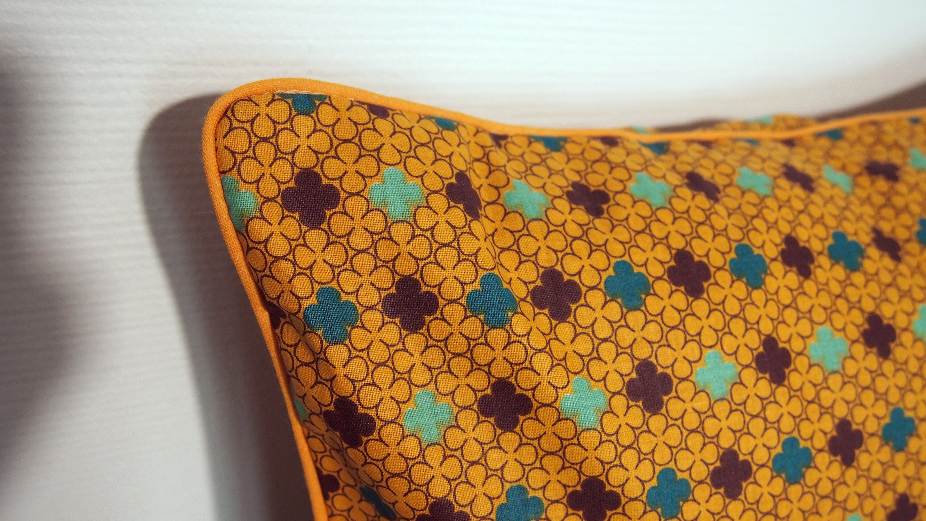Housse de coussin portefeuille avec passepoil 40x40 cm - Etsy Polska