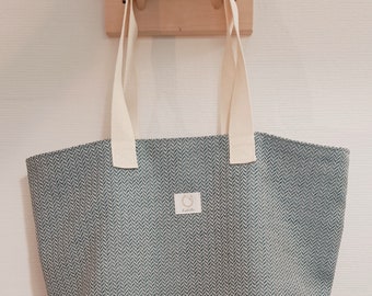 Sac cabas de grande taille, doublure en coton