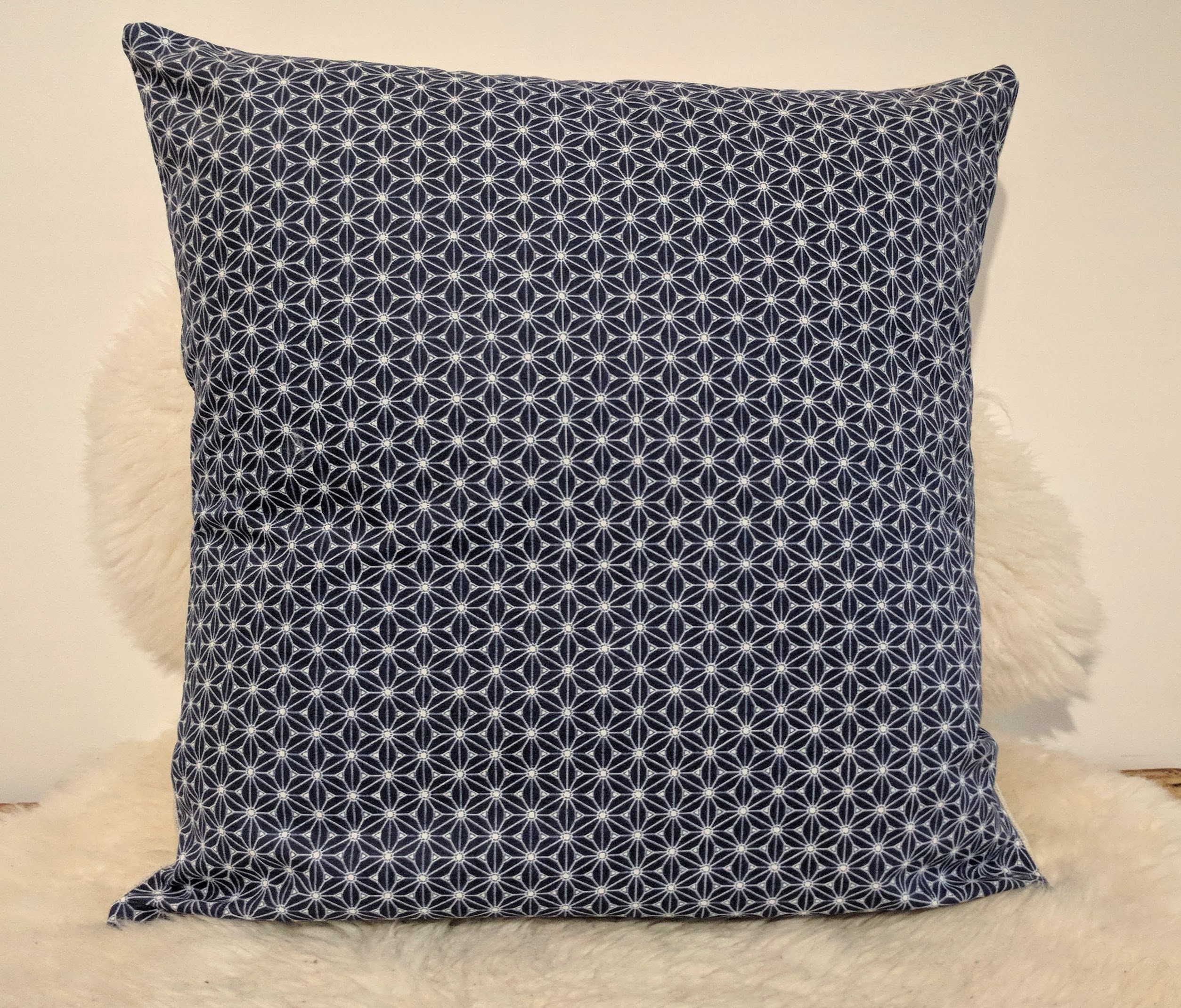 Housse de Coussin Style Scandinave Coton/Lin Lavé 40x40 cm