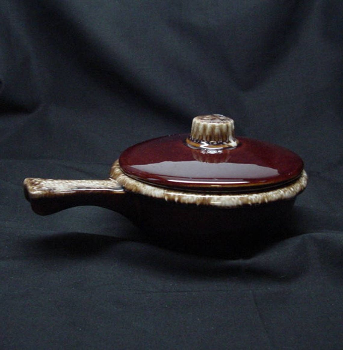 Vintage USA Oven Proof Bean Soup Bowl With Lid Etsy