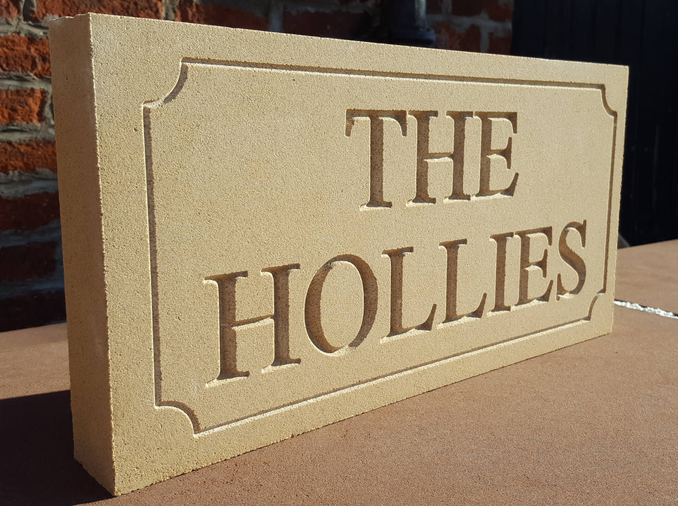 Deeply Engraved Bathstone Stone House Sign 500 X 200mm X 50mm Etsy UK