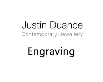 Justin Duance Gravur - individuelle Gravur für deinen Ring