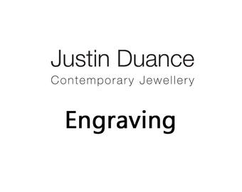 Justin Duance Engraving - bespoke engraving for your ring