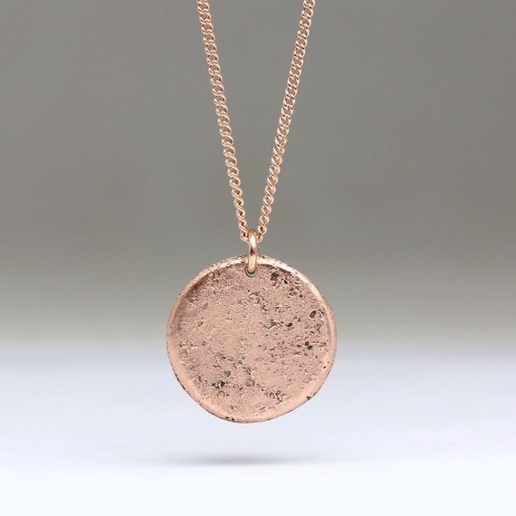 Engraved Oval Belcher Euro Necklace in 9ct Rose Gold