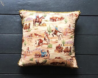 Colelani Cowboy Rodeo Horse Country Retro Throw Pillow 18x18 Multicolor Colelani Cowboy Rodeo Horse Country Retro Throw Pillow 18x18 Multicolor