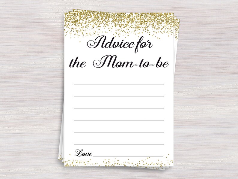 Advice For The Mom To Be Funny Baby Shower Games Baby Shower Etsy Advice For The Mom To Be Funny Baby Shower Games Baby Shower Etsy