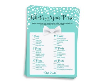 Purse scavenger hunt | Etsy