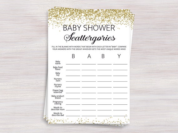 baby scattergories