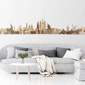 Panneau en bois de luxe Monuments du monde 150 cm - Décoration murale artistique pour salon, bureau, couloir, bureau