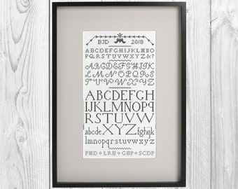 Slightly Sinister Cross Stitch Sampler (PDF Pattern)
