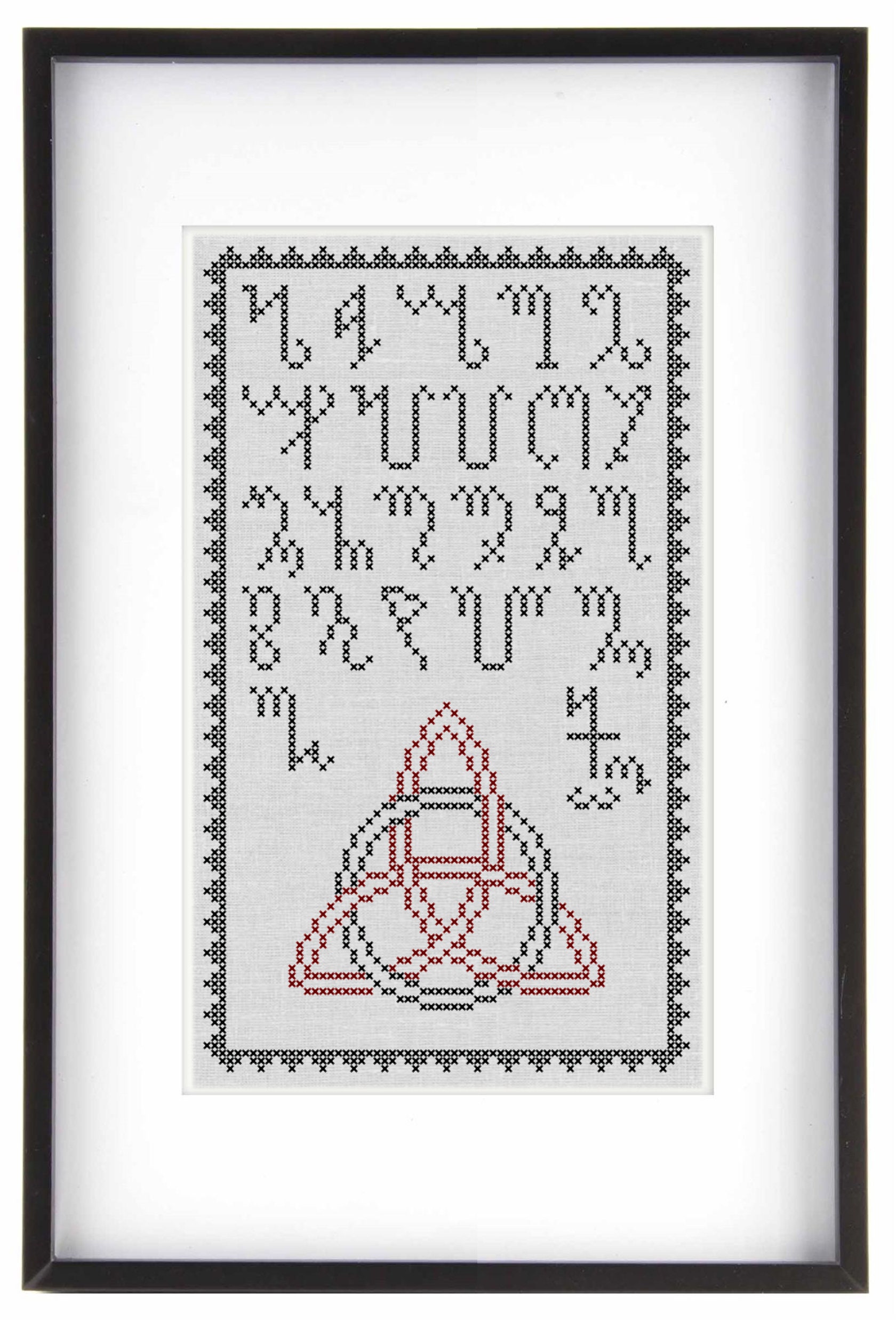 Thebaans alfabetkruissteekpatroon: hekserijsymbolen (pdf-patroon) - Etsy  België, image size:1680x2475