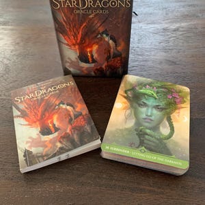 Stardragons orakelkaarten Fantasy tarotkaarten Paolo Barbieri Art Orakelgids en 33 kaarten