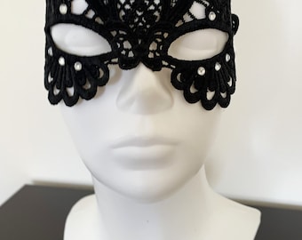 Venezianer Party Augenmaske Karneval Maske Black Lace Maske Gothic schwarze Augenmaske Maskerade Maske für Halloween