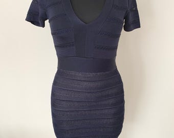 FRENCH CONNECTION Dress Size S Navy blue Pencil dress bodycon Cocktail dress