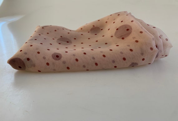 Extra Large Shawl wrap Polka dot Pattern scarf El… - image 6