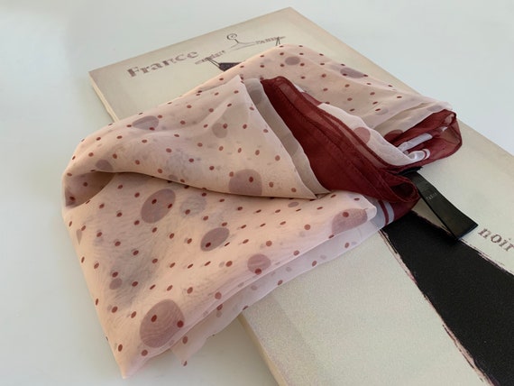 Extra Large Shawl wrap Polka dot Pattern scarf El… - image 1