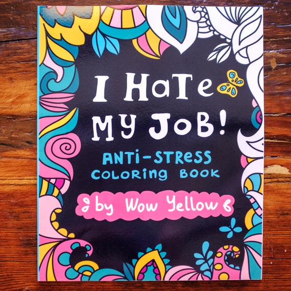 I Hate My Job Digital Coloring Pages Printable Coloring - Etsy I Hate My Job Digital Coloring Pages Printable Coloring - Etsy