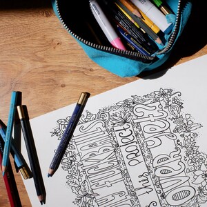 I Hate My Job Digital Coloring Pages, Printable Coloring Book,swear ...