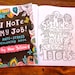 I Hate My Job Digital Coloring Pages, Printable Coloring Book,swear ...