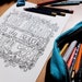 I Hate My Job Digital Coloring Pages, Printable Coloring Book,swear ...