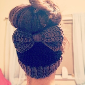 Messy Bun/Pony Beanie