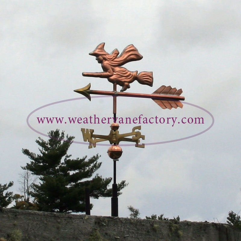 Copper Witch Weathervane BHWS568 Etsy