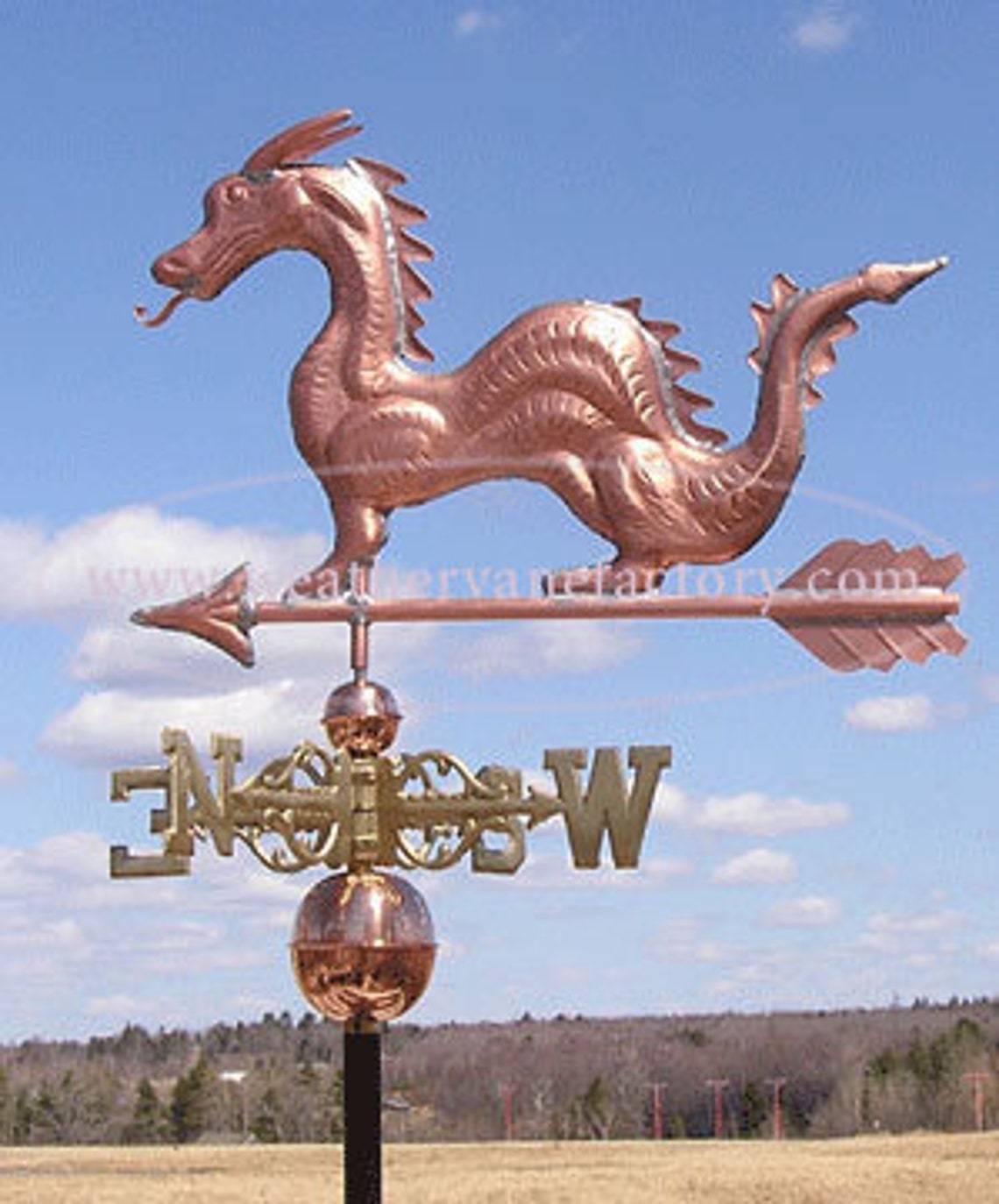 Copper Dragon Weathervane BHWS291 Etsy