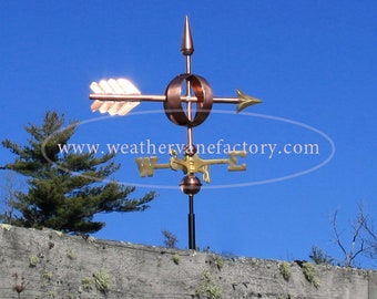 Copper Arrow Sphere Weathervane BH-WS-549