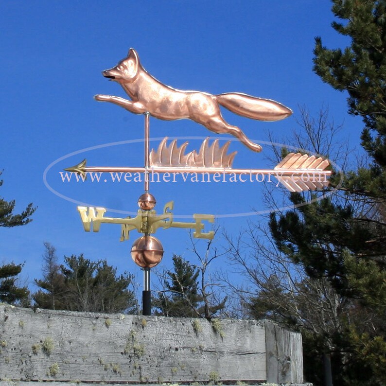 Copper Fox Weathervane BHWS528 Etsy