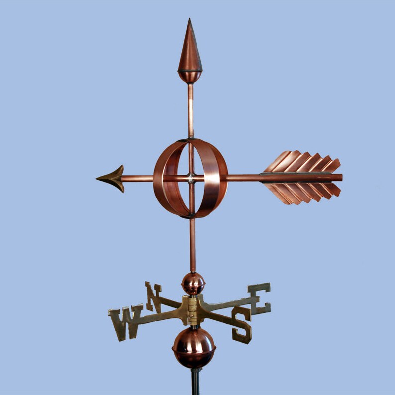 Copper Arrow Weathervane BHWS103 Etsy