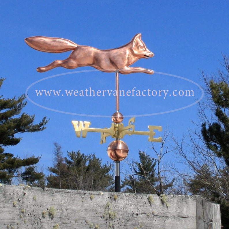 Copper Fox Weathervane BHWS527 Etsy