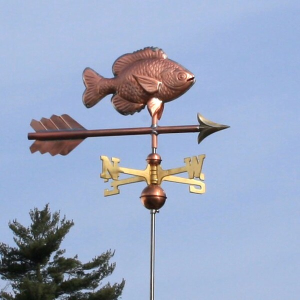 Copper Fish Weathervane Etsy