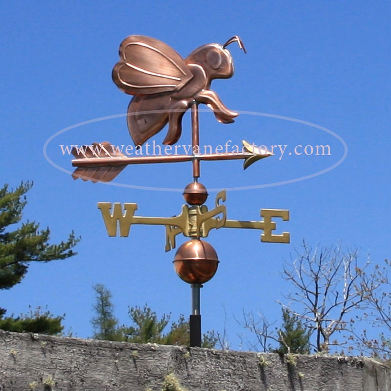 Copper Bee Weathervane BHWS320 Etsy