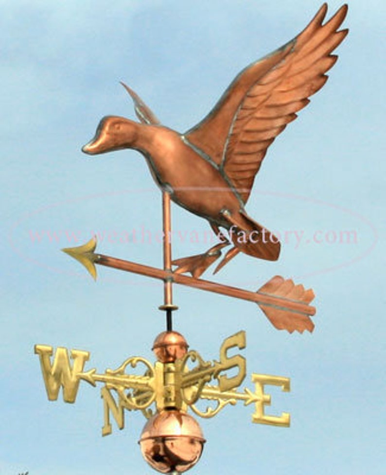 Copper Duck Weathervane BHWS460 Etsy