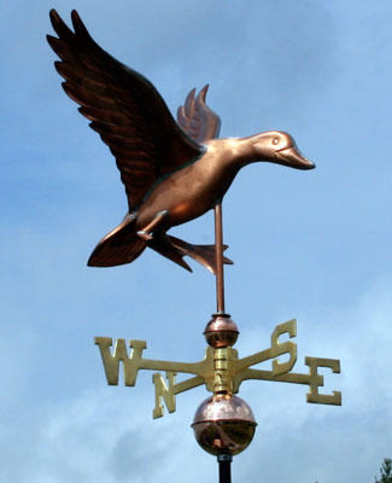 Copper Duck Weathervane BHWS105 Etsy