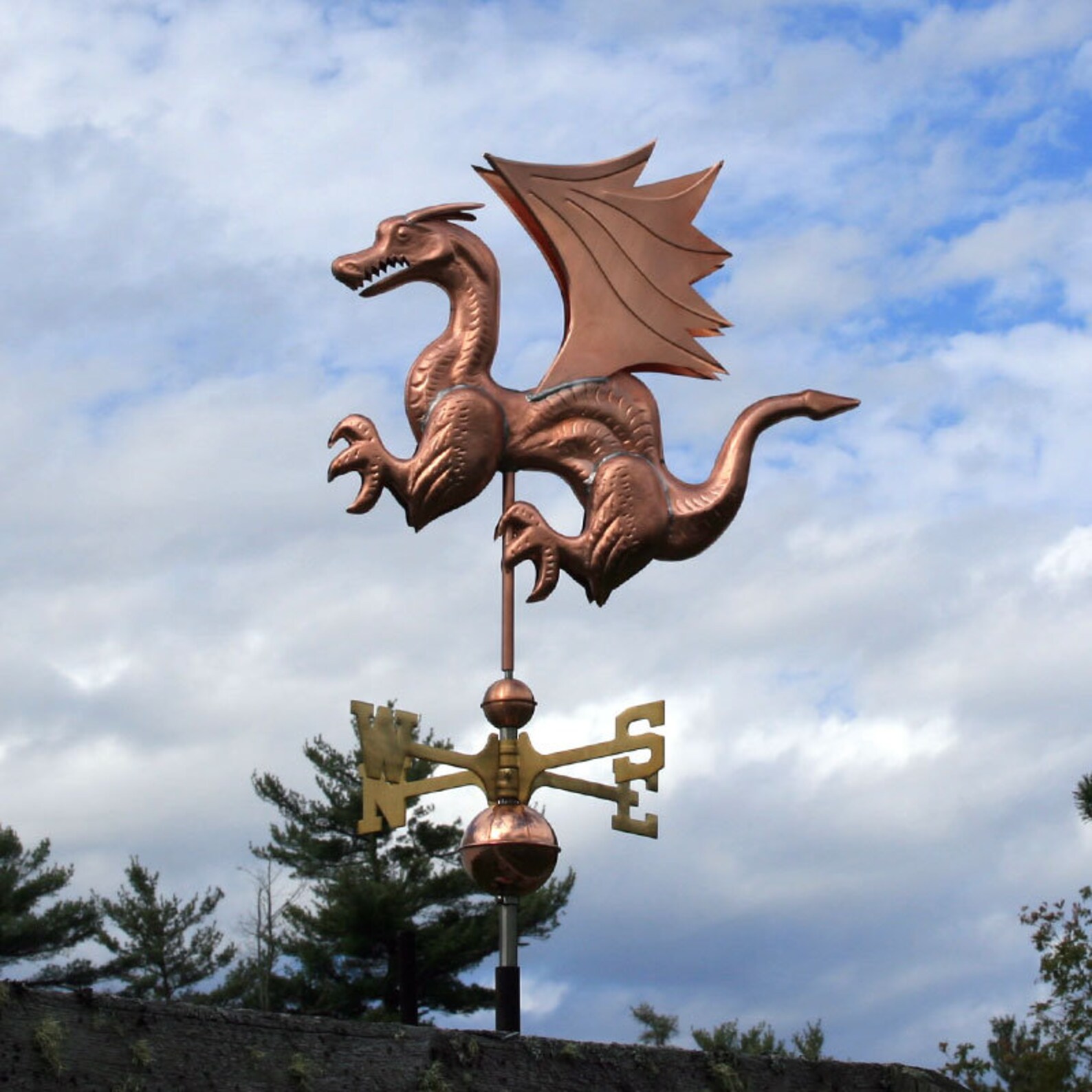 Copper Dragon Weathervane BHWS109 Etsy