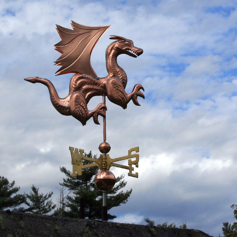 Copper Dragon Weathervane BHWS109 Etsy