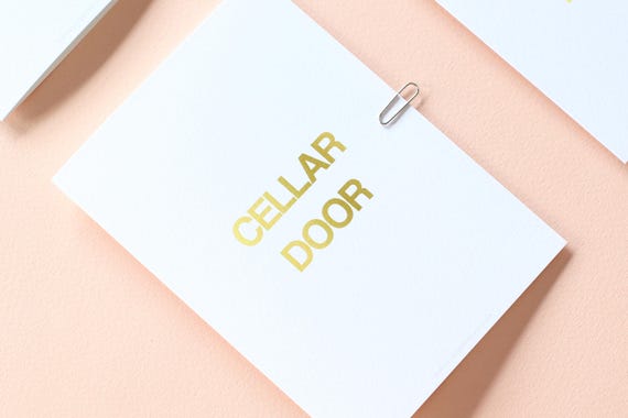 Donnie Darko Cellar Door Greetings Card Etsy