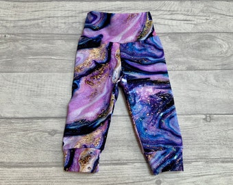 Purple leggings, baby leggings, toddler pants, 0-9 yrs, girls clothing,  girls leggings,