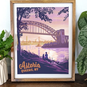 Astoria, Queens, New York - New York City - Hell Gate Bridge - Astoria Park - Triborough Bridge